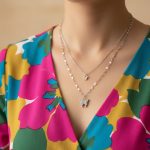 Elegant Silver Layered Butterfly Necklace - Image 6