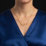 Amity Interlocking Heart Pendant Necklace - Image 3