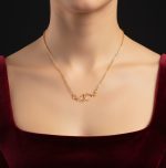 Amity Interlocking Heart Pendant Necklace - Image 4