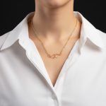 Amity Interlocking Heart Pendant Necklace - Image 5