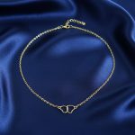 Amity Interlocking Heart Pendant Necklace