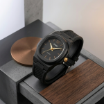 SKMEI Men’s Matte Black Sport Watch – Waterproof Quartz with Textured Rubber Strap - Image 2