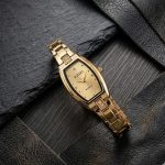 Women’s Gold Designer Watch – Slim Dial Luxury Bracelet Edition - Image 3