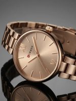 CURREN Rose Gold,Black Radiance – Minimalist Women’s Statement Watch - Image 2