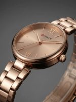 CURREN Rose Gold,Black Radiance – Minimalist Women’s Statement Watch